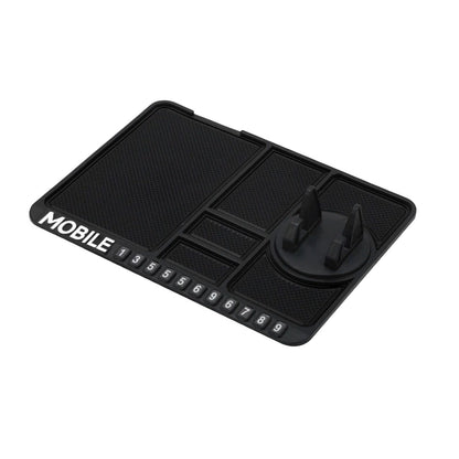 Car Mobile Phone Holder Dashboard Mount Mat Non Slip Grip Stand Anti-Slip Pad - Black