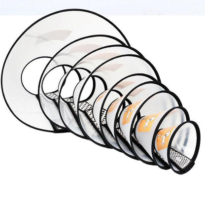 Pet Dog Cat Cone Protective Collar Wound Healing Medical Elizabethan E-Collar Au - 4#(31-36CM  depth: 13.5CM)