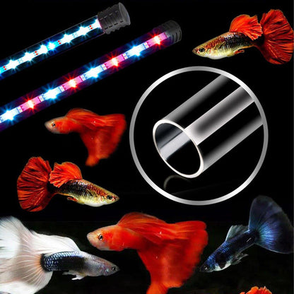 Aquarium Fish Tank Light LED Waterproof Full Spectrum Aqua Lamp RGB - 17cm 24Led