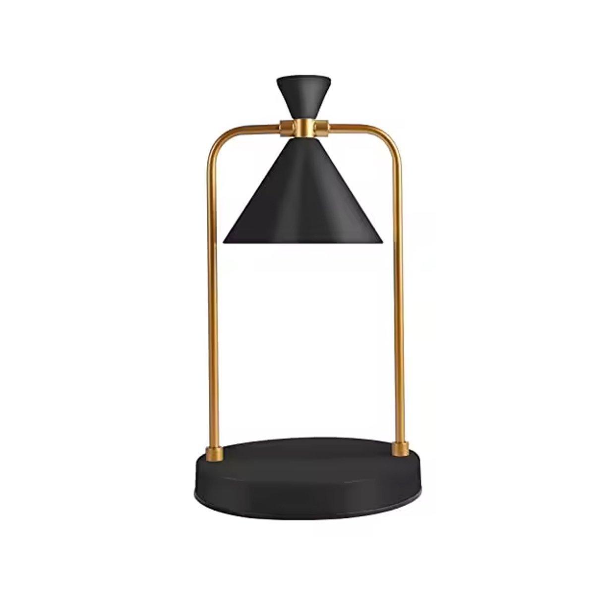 Retro Aromatherapy Table Lamp Dimmable Metal Scented Wax Lamp for Bedroom - Copper