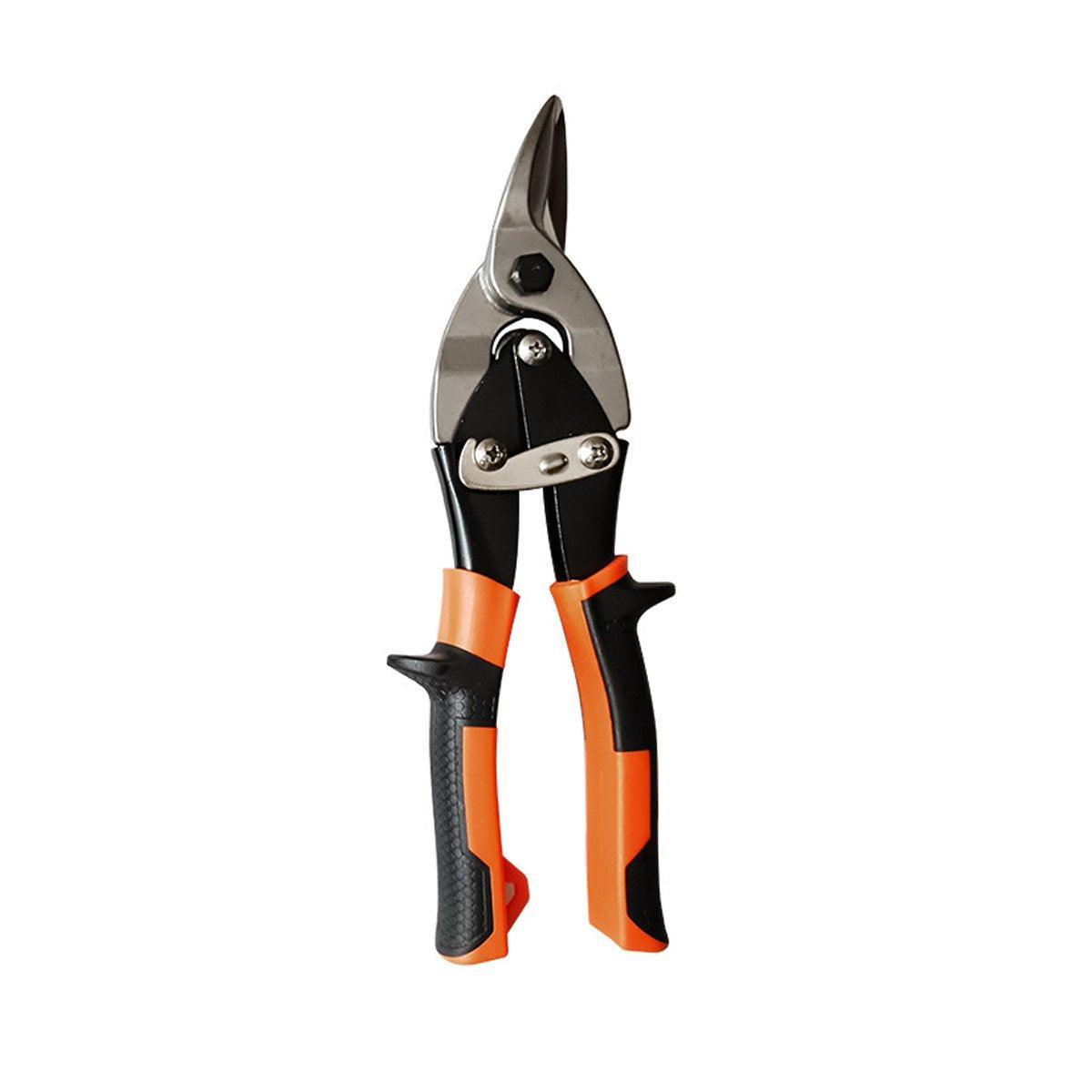 250mm Aviation Tin Snip Heavy Duty Metal Cutting Shears Industrial Scissors Tool - Right-curved sciss