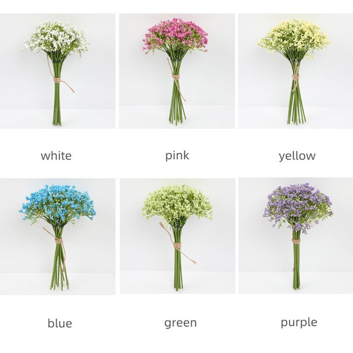 16pcs Artificial Foam Full Star Flowers Wedding Bouquet Home Decor Simulation - Green