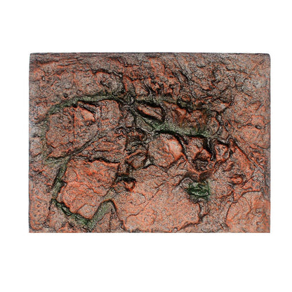 Pet Reptile Tank Board 3D Foam Backgrounds and Habitat Decoration 9 Styles - D
