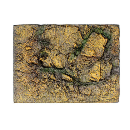 Pet Reptile Tank Board 3D Foam Backgrounds and Habitat Decoration 9 Styles - D