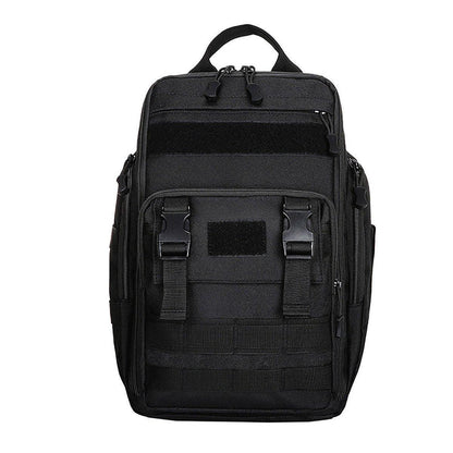 Fishing Tackle Backpack Storage Bag Shoulder Fishing Gear Bags Outdoor Backpack - Black