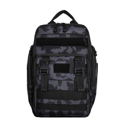 Fishing Tackle Backpack Storage Bag Shoulder Fishing Gear Bags Outdoor Backpack - Black