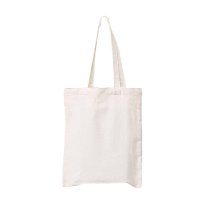5PCS Canvas Tote Bag Cotton Blank DIY Shopping Shoulder Bags - Natural 30*20*10cm