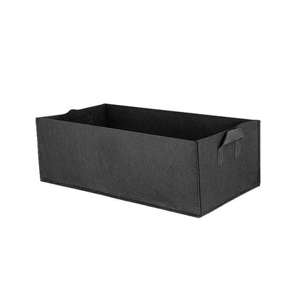 8pcs Felt Rectangular Planting Bags Vegetable Grow Bags Non-Woven Flower Pots - Blue 8pcs-60x30x20