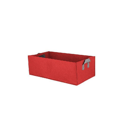 8pcs Felt Rectangular Planting Bags Vegetable Grow Bags Non-Woven Flower Pots - Blue 8pcs-60x30x20
