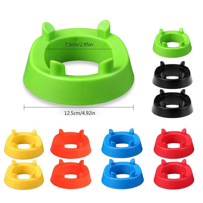 2PCS Football Basketball Volleyball Storage Stand Multi-Functional Ball Holder - Yellow