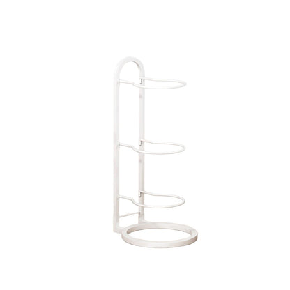 3/4Tier Basketball Stand Ball Organizer Storage Rack Basketball Equipment Holder - Black-4 Layers