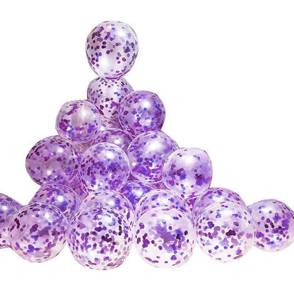 10/100X 30Cm Confetti Glitter Balloons for Party & Wedding - 30cm Pink *10pcs