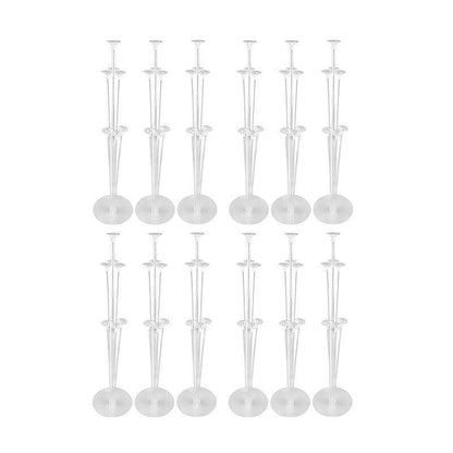 3/6/12 Set 70 Cm Balloon Column Set Upright Base Stand Holder Wedding Party Deco - 3Sets
