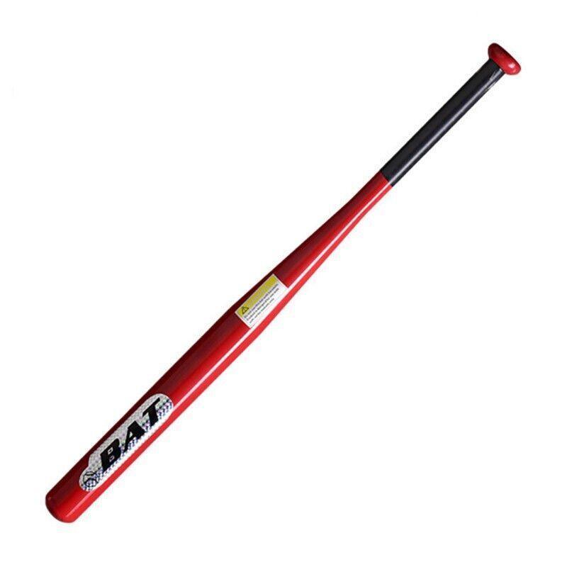 25inch 63CM Alloy Steel Metal Baseball Bat Racket 4 Colours - Silver