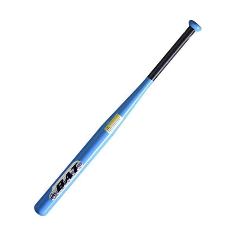 25inch 63CM Alloy Steel Metal Baseball Bat Racket 4 Colours - Silver
