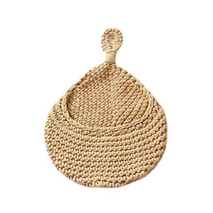 Hanging Wall Organizer Vegetable Fruit Basket Kitchen Storage Pouch Bag Diy 6Size - M