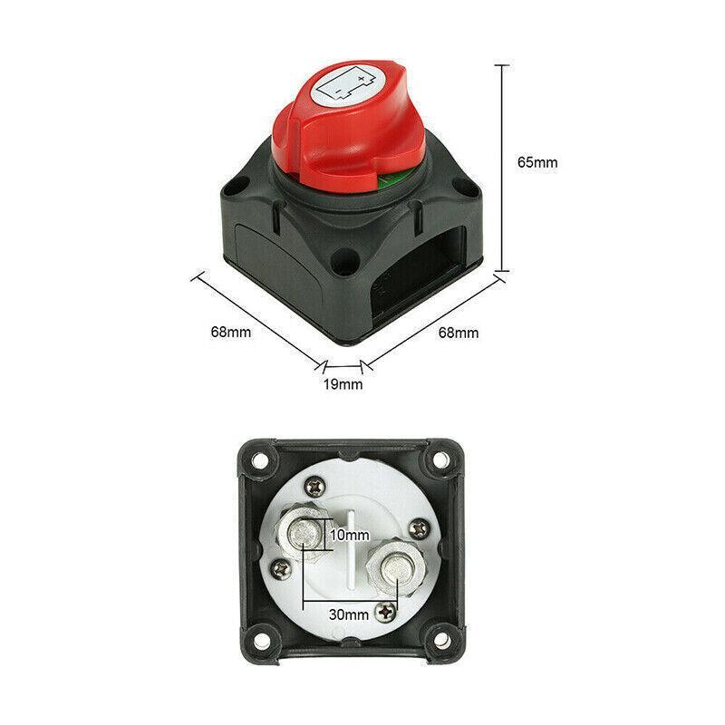 12V/24V/48V 300A Battery Master Disconnect Switch Boat Marine Caravan Isolator