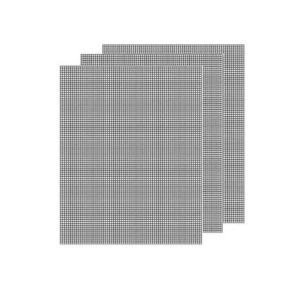 3/6/10PCS Non-Stick BBQ Grill Mat Mesh Liner Cooking Barbecue Sheet Baking Pad - 42X36cm-3PCS