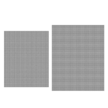 3/6/10PCS Non-Stick BBQ Grill Mat Mesh Liner Cooking Barbecue Sheet Baking Pad - 42X36cm-6PCS