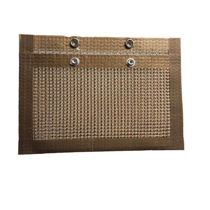 BBQ Mesh Grill Bag 27x22cm Non Stick Reusable Barbecue Grilling Basket Net - Copper