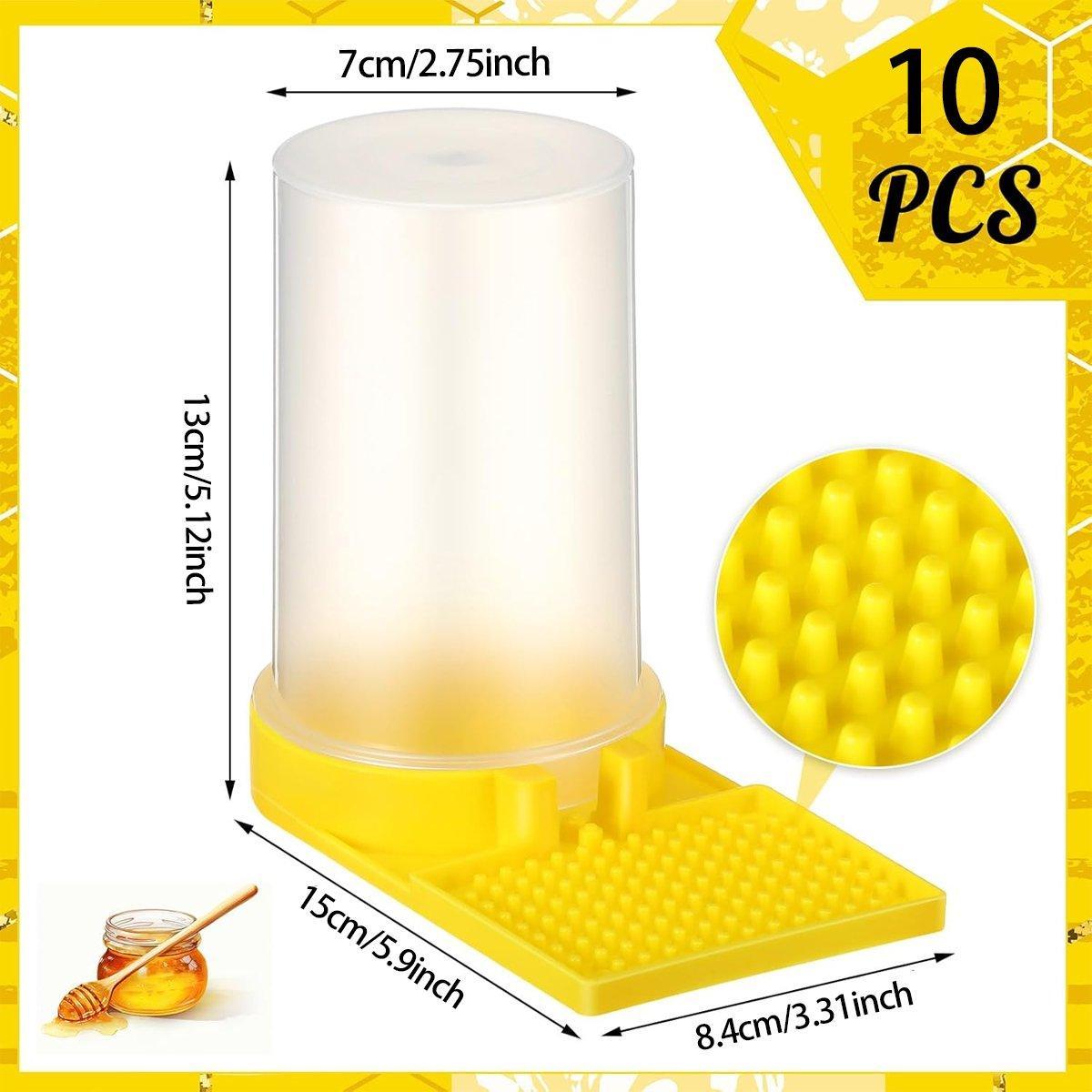 10PCS Beekeeping Tools Hive Entrance Feeder Bee Feeding Trough Beehive Door Tool