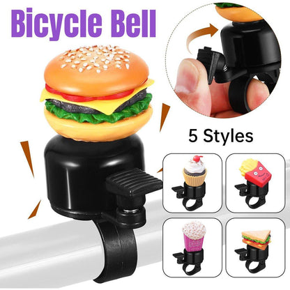 Cute Food Style Bicycle Bell Loud and Fun Handlebar Accessory - Sandwiches