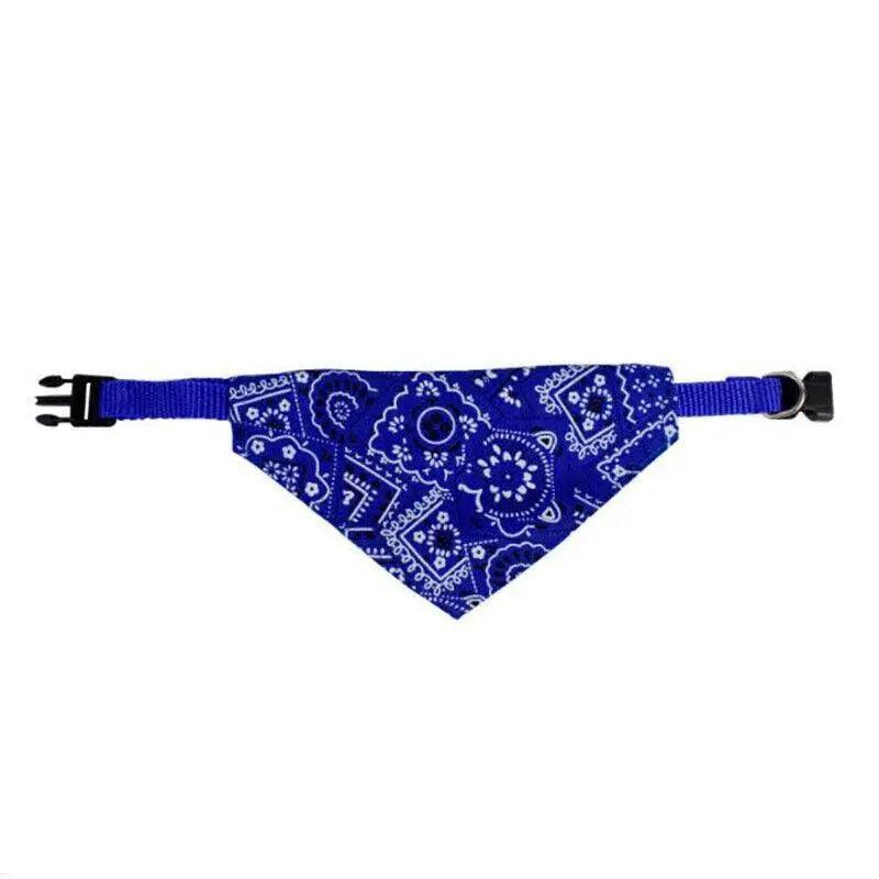 L Adjustable Pet Dog Bandana Collar Triangle Scarf For Puppy Cat Neckerchief - Red