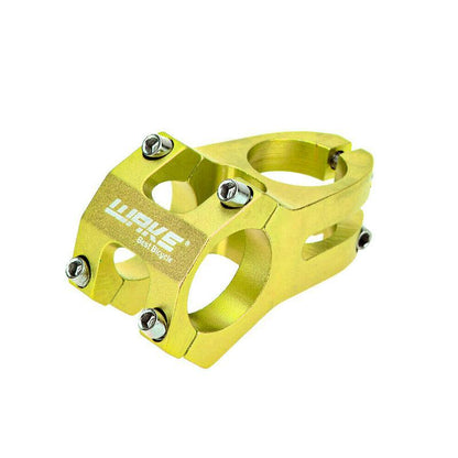 MTB Mountain Bike Handlebar Stem 31.8mm Aluminium Alloy Short Stem Cycling Part - Gold