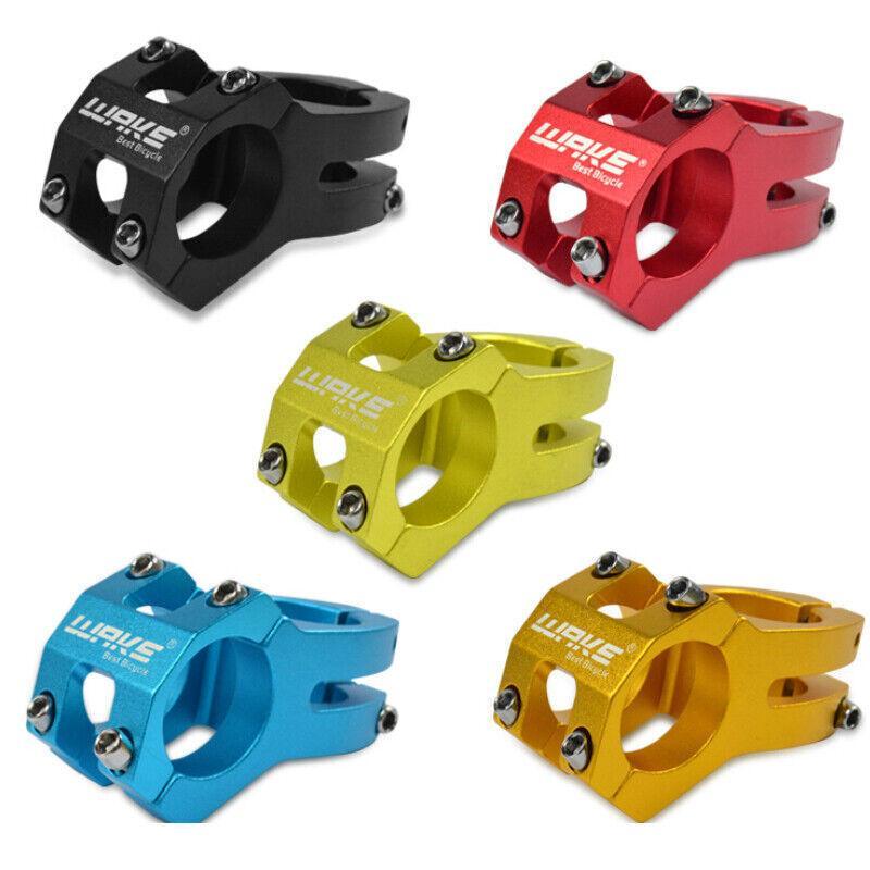 MTB Mountain Bike Handlebar Stem 31.8mm Aluminium Alloy Short Stem Cycling Part - Red