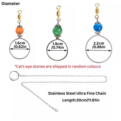 Parrot Neck Collar Stainless Steel Bird Chain Training Adjustable Bird Leash - L-Diameter 2.2cm