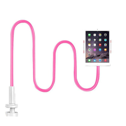 Adjustable Flexible Phone Tablet Holder with Clamp for Bed Desk Mount Use - Blue