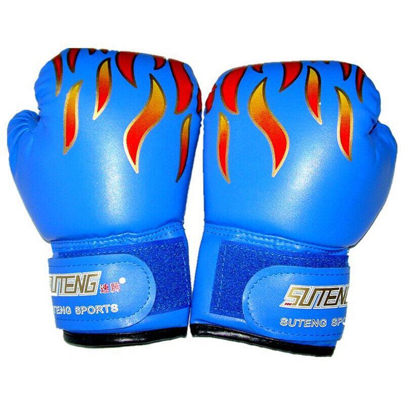 Boxing Sparring Training Gloves MMA Kickboxing Punching Gloves for Practice Sessions - Green [Map Pattern]