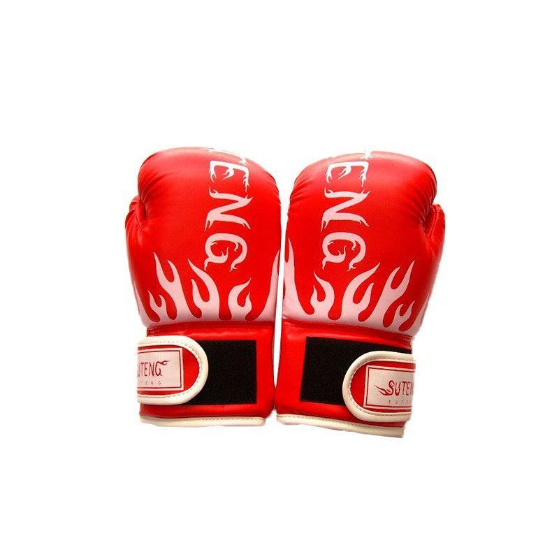 2PCS PU Boxing Training Gloves for Young Beginners Suitable for Ages 3-12 - Orange