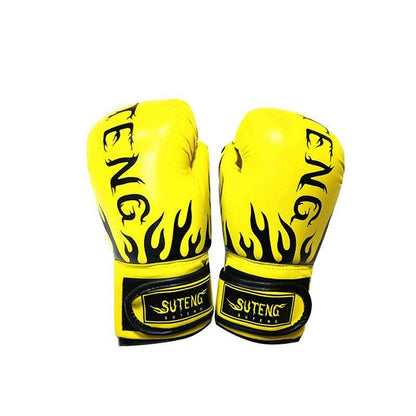2PCS PU Boxing Training Gloves for Young Beginners Suitable for Ages 3-12 - Orange