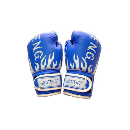 2PCS PU Boxing Training Gloves for Young Beginners Suitable for Ages 3-12 - Pearly Blue