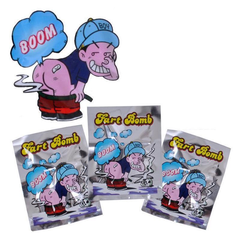 10/20/50x Fart Bomb Bombs Bag Smelly Novelty Stink Prank Gag Trick Joke Game Fun - 50x
