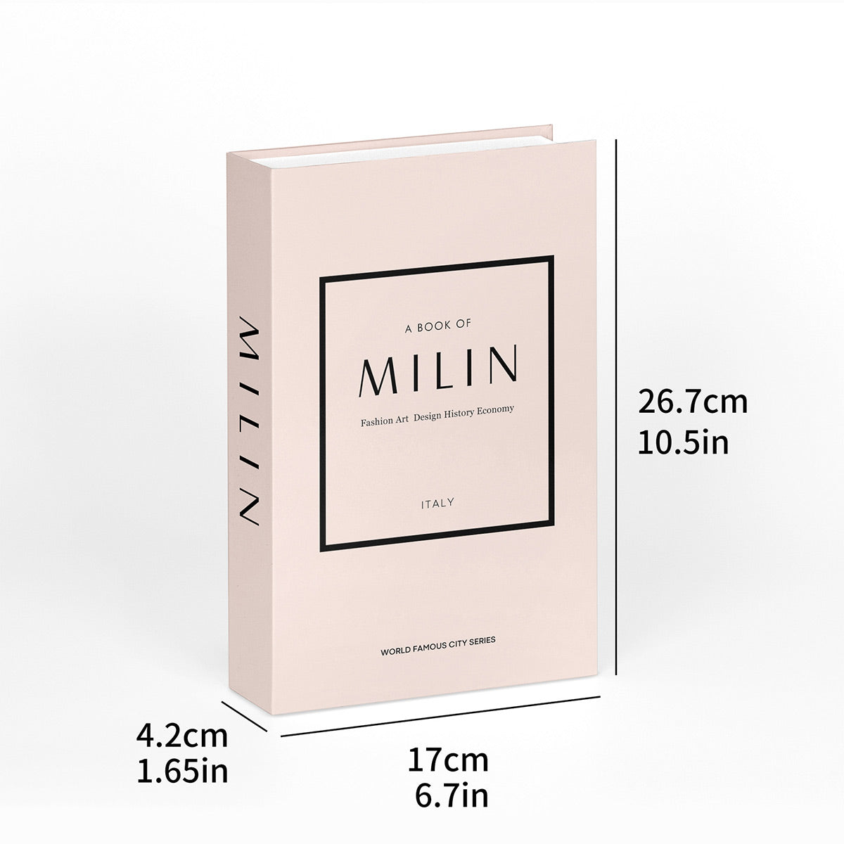 3 PCS Modern Decorative Books Set Foldable Fake Books for Display City Theme - B