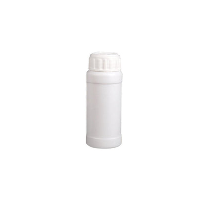 50pcs Chemical Bottle White Plastic Sample Reagent Bottles for Lab Storage - 200ml