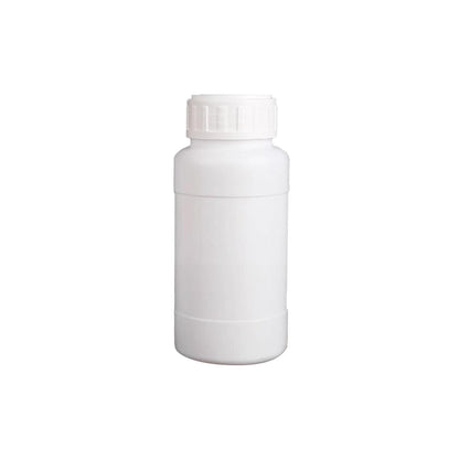 50pcs Chemical Bottle White Plastic Sample Reagent Bottles for Lab Storage - 300ml