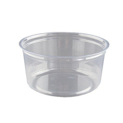 100PCS Transparent Packing Box With Cover Plastic Dessert Bowl Food Container - 16oz Bowl