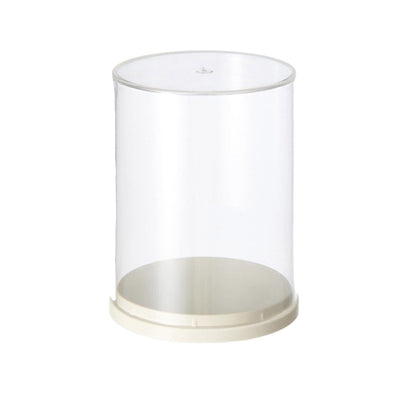 2pcs Clear Acrylic Display Case Transparent Box for Collectibles Dolls Figures - L