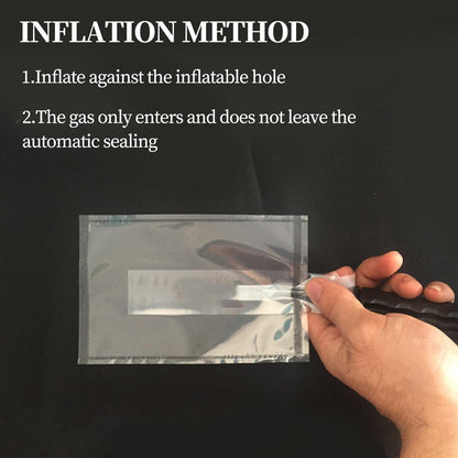 100pcs Inflatable Air Column Bag Bubble Wrap Cushion Packaging Buffer Filling - 10x20cm