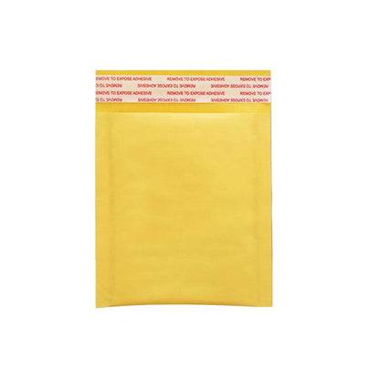25PCS Poly Bubble Mailer Yellow Colour Multi-Size Plastic Padded Bag - 25PCS-14x20CM