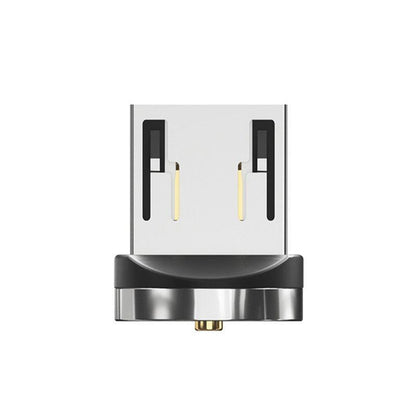 1m 2m Braided Charging Cable with Detachable Connectors for Type C Micro Lightning - Magnet Cable-Red-iPhone-1M