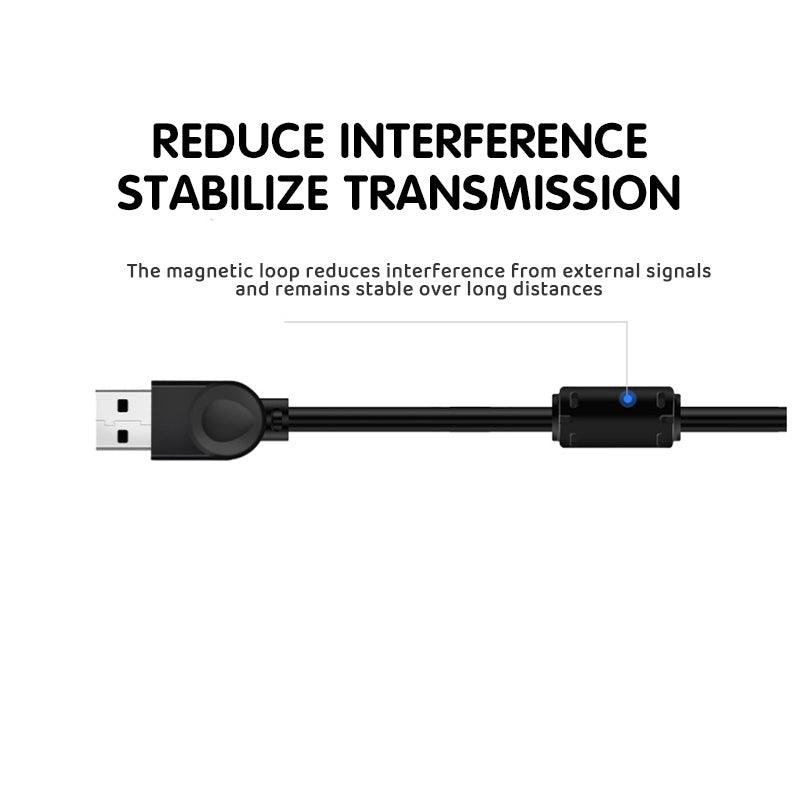 Usb Extension Data Cable 2.0 A Male To A Female Long Cord For Macbook & Computer - 5 m