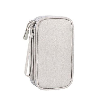 Electronic Accessories Cable Bag Organizer Travel Pouch Storage Cases Charger - Pink