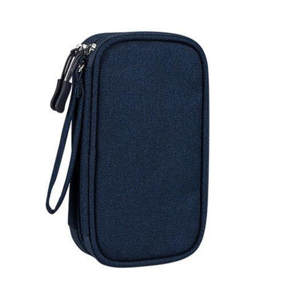 Electronic Accessories Cable Bag Organizer Travel Pouch Storage Cases Charger - Pink