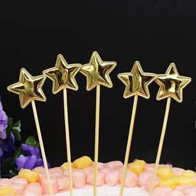Happy Birthday Acrylic Cake Topper Cake Decoration Golden Silver Party - Blue-Crown
