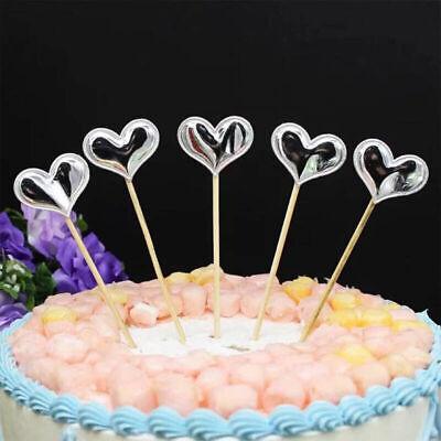 Happy Birthday Acrylic Cake Topper Cake Decoration Golden Silver Party - Red-Star