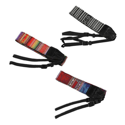 Camera Strap Compatible With Sony Nikon Olympus Dslr Canon Vintage Shoulder Neck - Blue